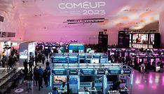 8일 서울 동대문디자인플라자(DDP)에서 열린 컴업(COMEUP) 2023이 관계자들로 북적이고 있다.