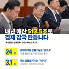 [한컷뉴스] 내년 예산 513.5조로 경제 강국 만듭니다