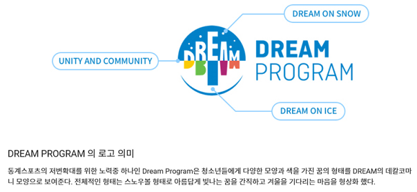 DREAM PROGRAM의 로고 의미