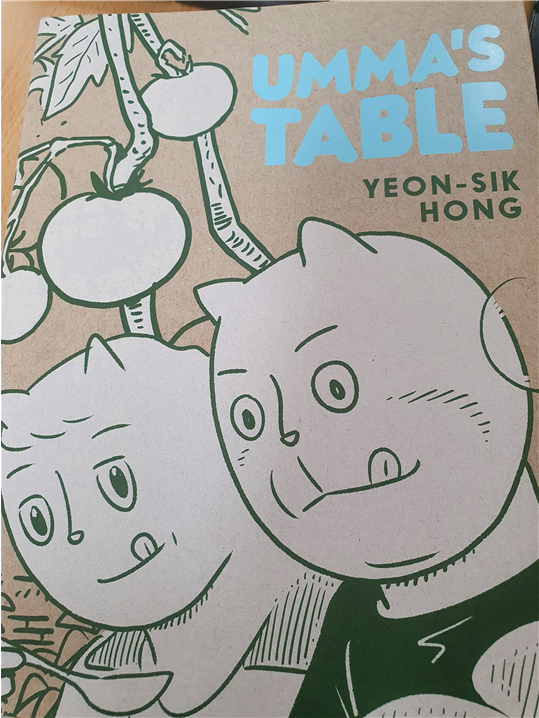 홍연식 작가의 책 'Umma's Table(마당씨의 식탁)' - 출처 : 통신원 촬영