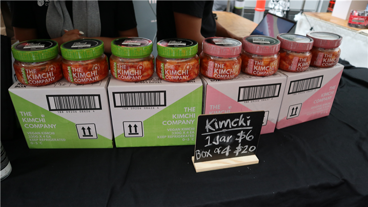 <이번 웰컴 투 코리아 축제에 스톨로 참여한 더 김치 컴퍼니(The Kimchi Company) - 출처 : Alex Ruspandy 제공>