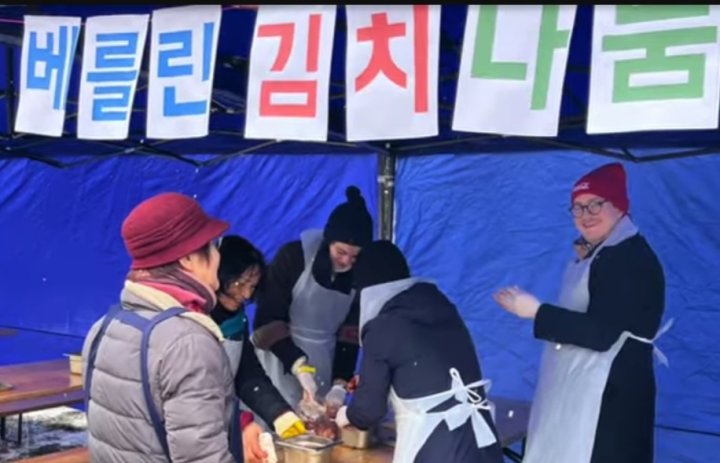 “Full of laughter... Hearty atmosphere” at the K-Kimchi Berlin Festival even in a cold snowfield