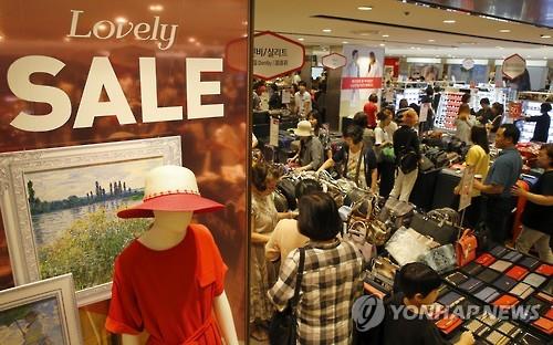 고가 경품에도 여름세일 초반 실적 '부진'