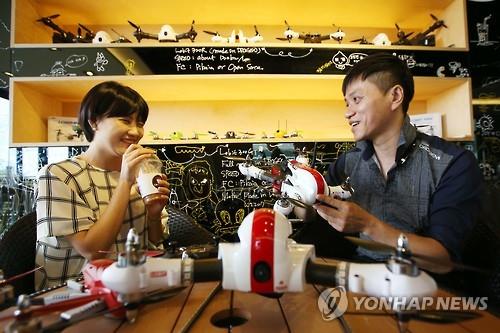 인천 송도국제도시 드론 마니아·업체 '메카'로 떠올라