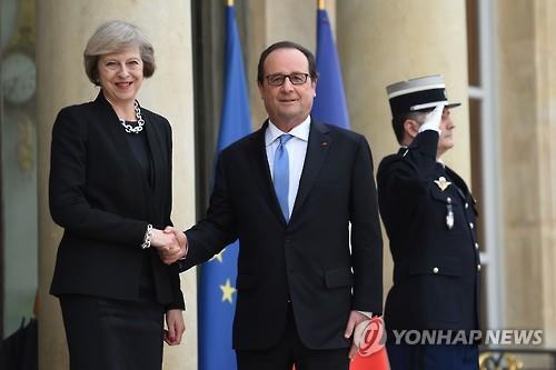 英佛 정상회담…올랑드 