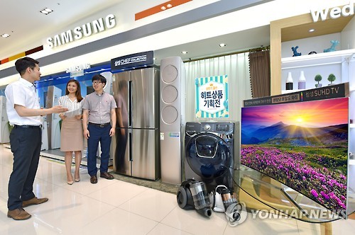 삼성 소비자가전부문 영업이익 7년만에 1조원 돌파(속보)