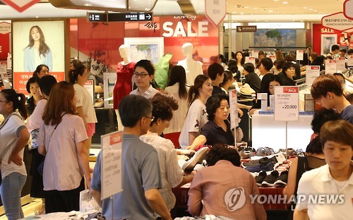 6월 백화점 매출 11.8%↑…2011년 이후 가장 큰 폭