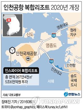 인천공항 복합리조트 개발 본격 추진…2020년 문 연다