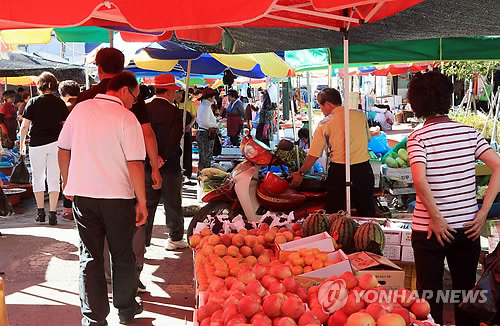 8월 소비자물가 상승률 0.4%…16개월만에 최저(2보)