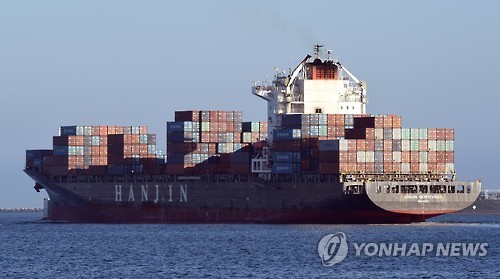 한진해운 운항차질 확대…28개 항만서 선박 53척 발묶여