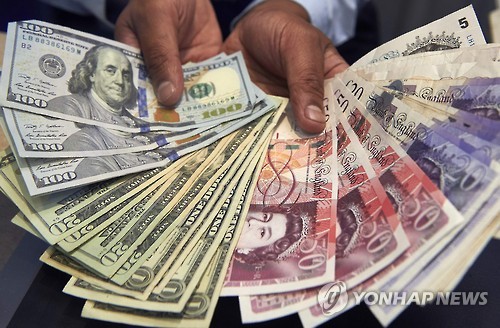 美 금리인상 가능성에 달러 '씽씽'…英 파운드 한때 6% 폭락