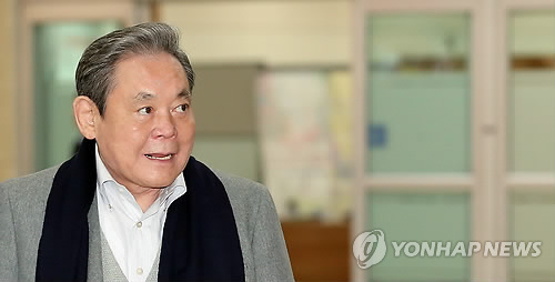 이건희 삼성 회장, 상장주식 평가액 14조원 첫 돌파