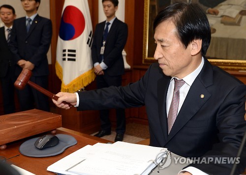 한국은행 기준금리 동결…연 1.25% 유지(1보)