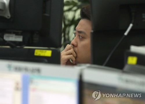 코스피, 장중 1,980선 붕괴…대내외 리스크에 낙폭 확대(종합)
