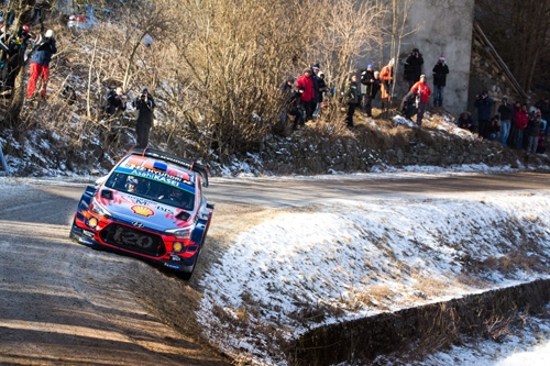 현대차 월드랠리팀, WRC 몬테카를로랠리 제조사 부문 1위
