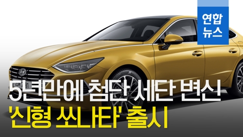 [영상] '신형 쏘나타' 첨단 세단으로 변신!