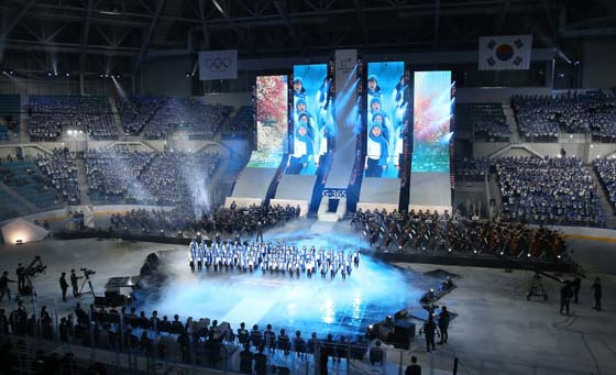 2018년 3월 9일부터 18일까지 12일간 평창동계패럴림픽이 열린다. 사진은 지난 2월 9일 강릉하키센터장에서 열린 ‘평창동계올림픽 G-1년 기념행사’ 모습