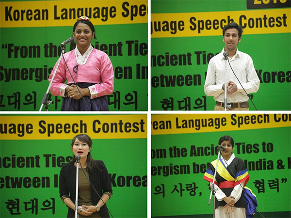 초급 말하기 대회 참가자들 - 사진출처: 통신원 촬영